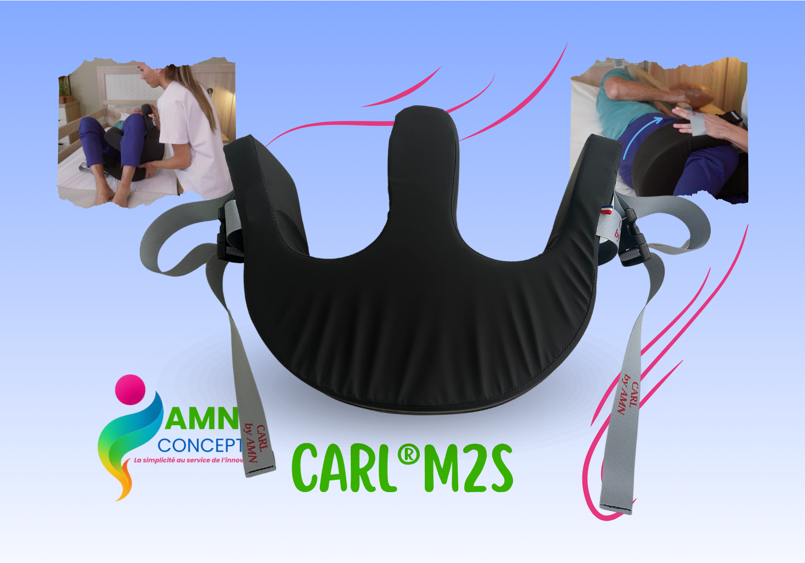 CARL® M2S – Standard & 2 sangles de maintien